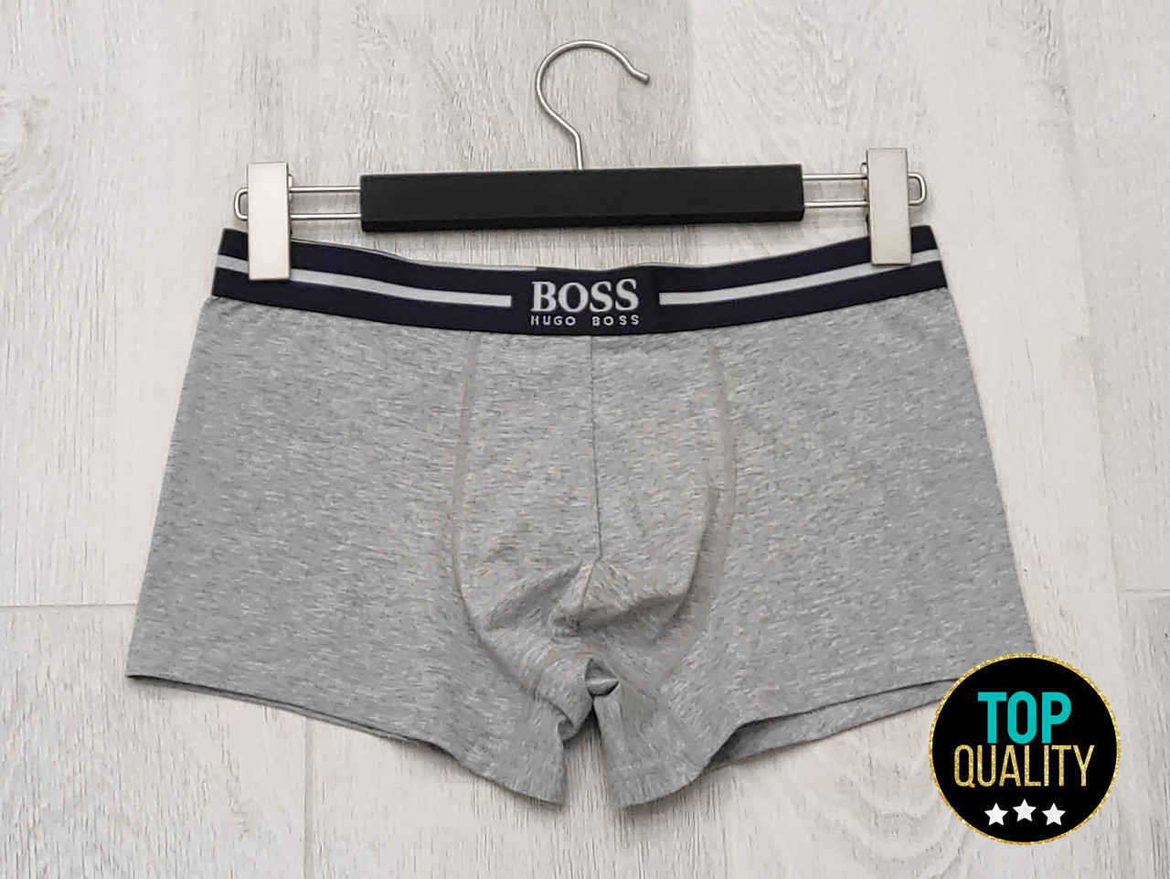 Труси чоловічі хіпси розмір XL сірі ВОSS