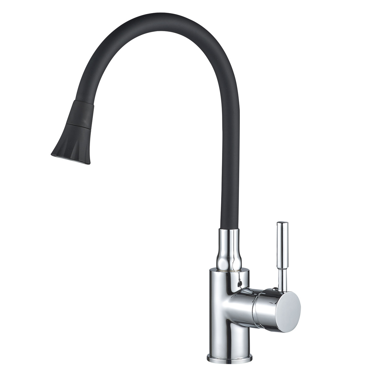 Кухонний змішувач Globus Lux Alpen SBT1-203SA-B01 чорний гнучкий
