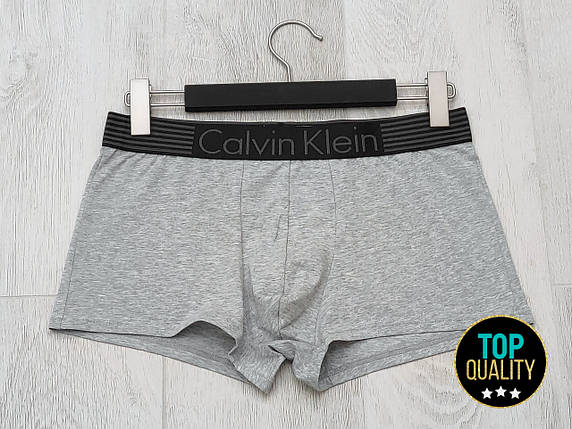 Труси чоловічі хіпси Calvin Klein серія Iron сірі. Повномірна модель. Преміум якість, фото 2
