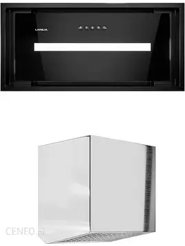 Вбудована витяжка Globalo Lanilia Lamezo 60.1 Black + турбіна TZ 1.1