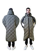 Зимняя куртка - спальник с подогревом для сна в полевых условиях, цвет Хаки, от +5° до -30°С -UkMarket-