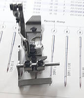 Лапка для пришивання комірців на промислових швейних оверлоках jack E-4; Bruce X-5