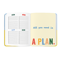 Планер I HAVE A PLAN синьо-жовтий ORNER, фото 6