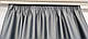 Готові штори в спальню із щільної тканини атлас блекаут сірого кольору 150х270 (2 шт). Набір щільних штор., фото 2