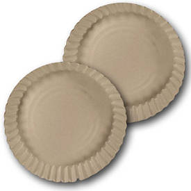 Тарілка паперова кругла біла Ø 200 мм 100 шт/уп.