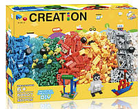 Качественный конструктор для детей 550 кубиков детский конструктор. Детский разноцветный конструктор
