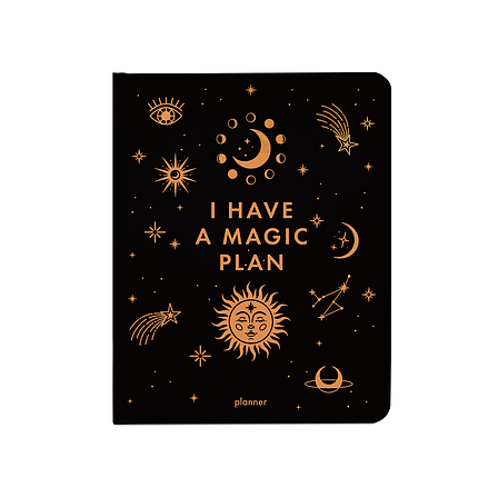 Планер I HAVE A MAGIC PLAN чорний ORNER, фото 1