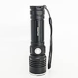 Ліхтар ручний Quantum Solid-M 10W LED  з USB + Li-ion18650/2600mAh, box, фото 3