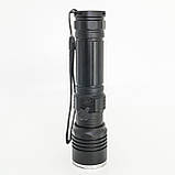 Ліхтар ручний Quantum Solid-M 10W LED  з USB + Li-ion18650/2600mAh, box, фото 5