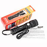 Ліхтар ручний Quantum Solid-M 10W LED  з USB + Li-ion18650/2600mAh, box, фото 7