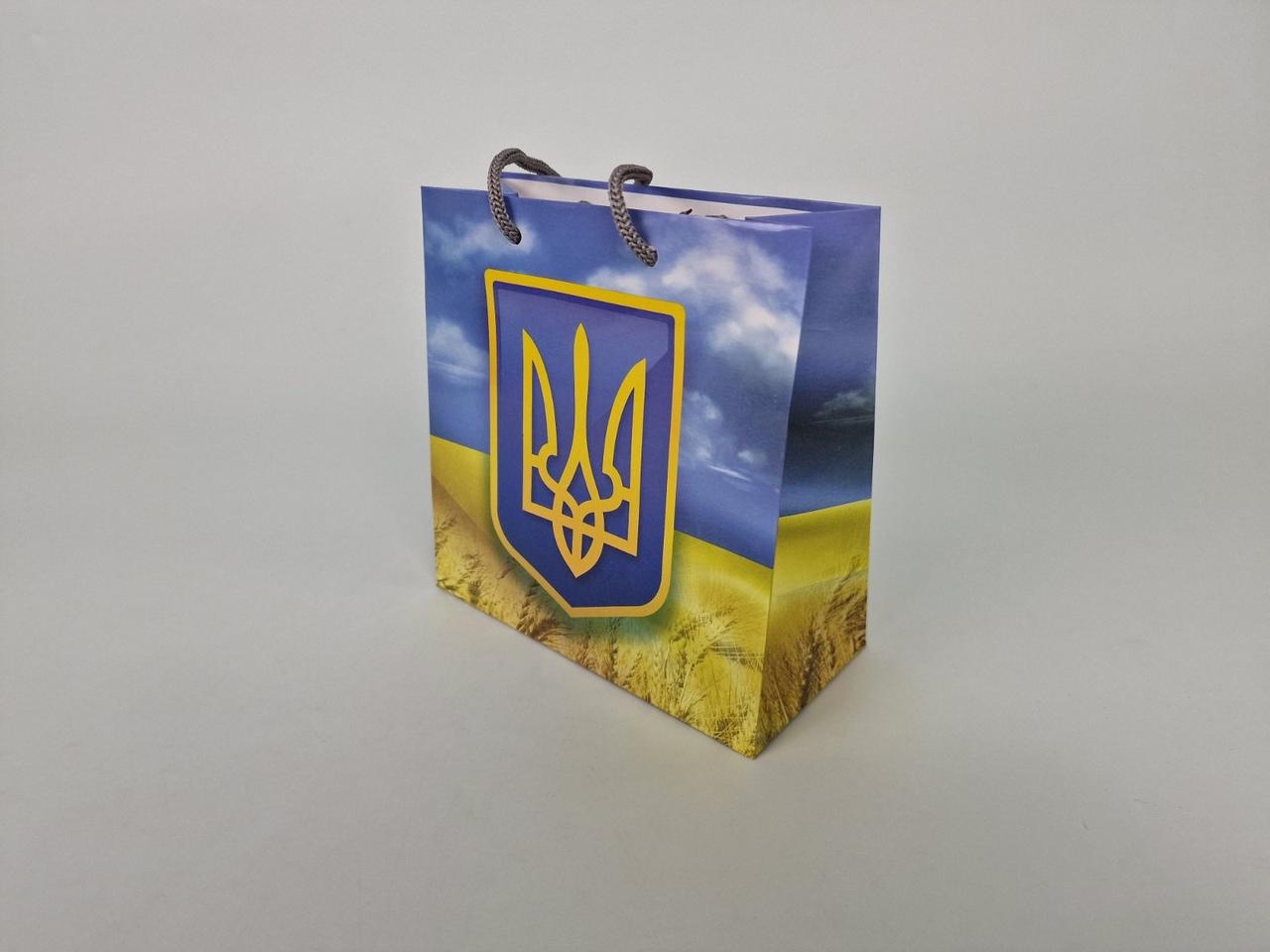 Пакет подарунковий під чашку 16/16/8 (артЧ-256) (12 шт.)