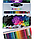 Олівці кольорові двосторонні 24 кольори + поліруючий олівець та олівець-блендер з точилкою Acmeliae, фото 2