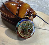 Кольє-кулон із натуральними каменями із зображеннями дерев роду від студії www.LadyStyle.Biz, фото 6