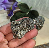 Натуральний необроблений пірит 390 каратів, фото 3