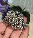 Натуральний необроблений пірит 390 каратів, фото 4