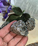 Натуральний необроблений пірит 390 каратів, фото 6