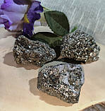 Натуральний необроблений пірит 390 каратів, фото 8