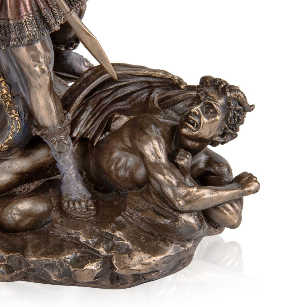Статуэтка подарочная Veronese Архангел Михаил с бронзовым напылением 26х12х16 см 175369 - фото 2 - id-p449041166