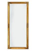 Велике дзеркало настінне з дерев'яною рамкою 162 см золото, daymart