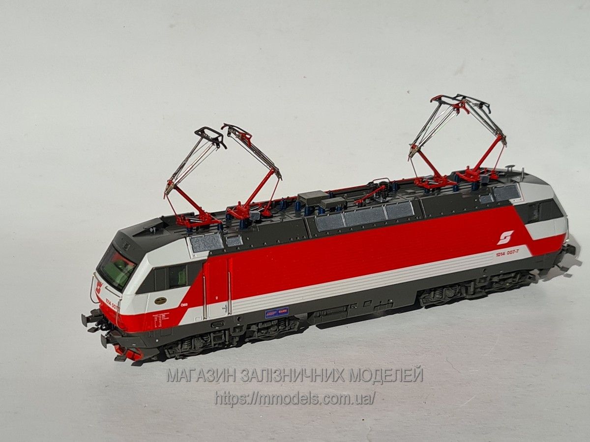 Roco 43820 Модель електровоза 1014 номер 007-7, приналежність QBB,DC 8-pin, б/у, масштаб H0 1:87