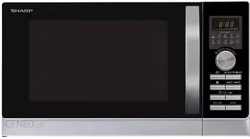 Мікрохвильовка з грилем Sharp R843INW