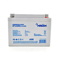 Аккумулятор мультигелевый MERLION 12V 26 Ah AGM GP12260M5 (батарея для ИБП)