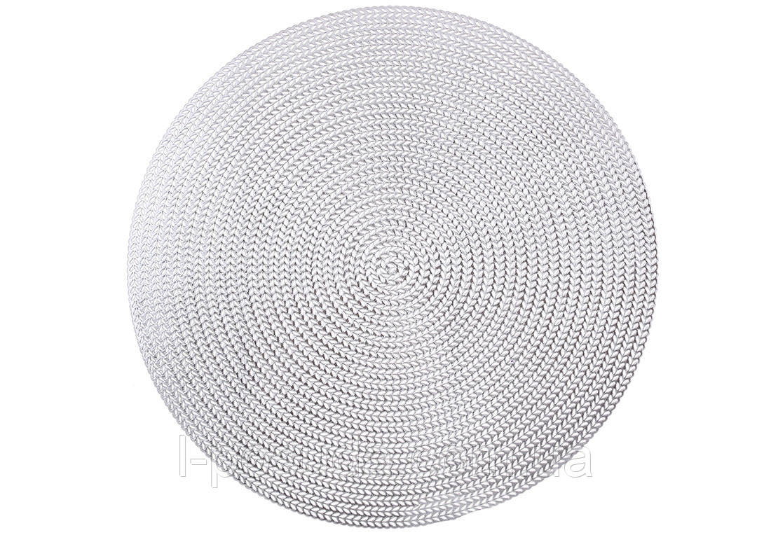 Серветка сервірувальна Modern срібло D38см (4 штуки), фото 1