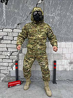 Тактический зимний костюм мультикам рипстоп Военный костюм куртка штаны на утеплителе Тинсулейт M