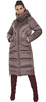 Жіноча комфортна куртка колір сепія модель 57260