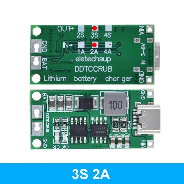 BMS 3S Контроллер заряда 2A плата заряда 3x Li-ion 18650 12.6V: продажа ...