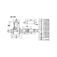 Натяжное колесо LIEBHERR R911 R921 R925, AT104 (AT104D)