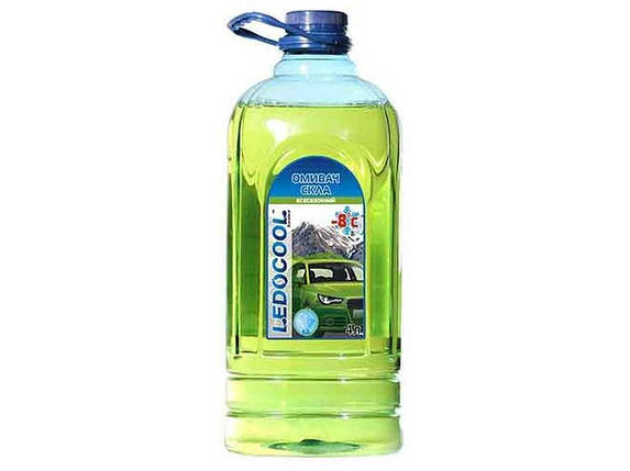 Омивач скла автомобільний всесезонний -8°С 4л ТМ LedoCool FG, фото 1