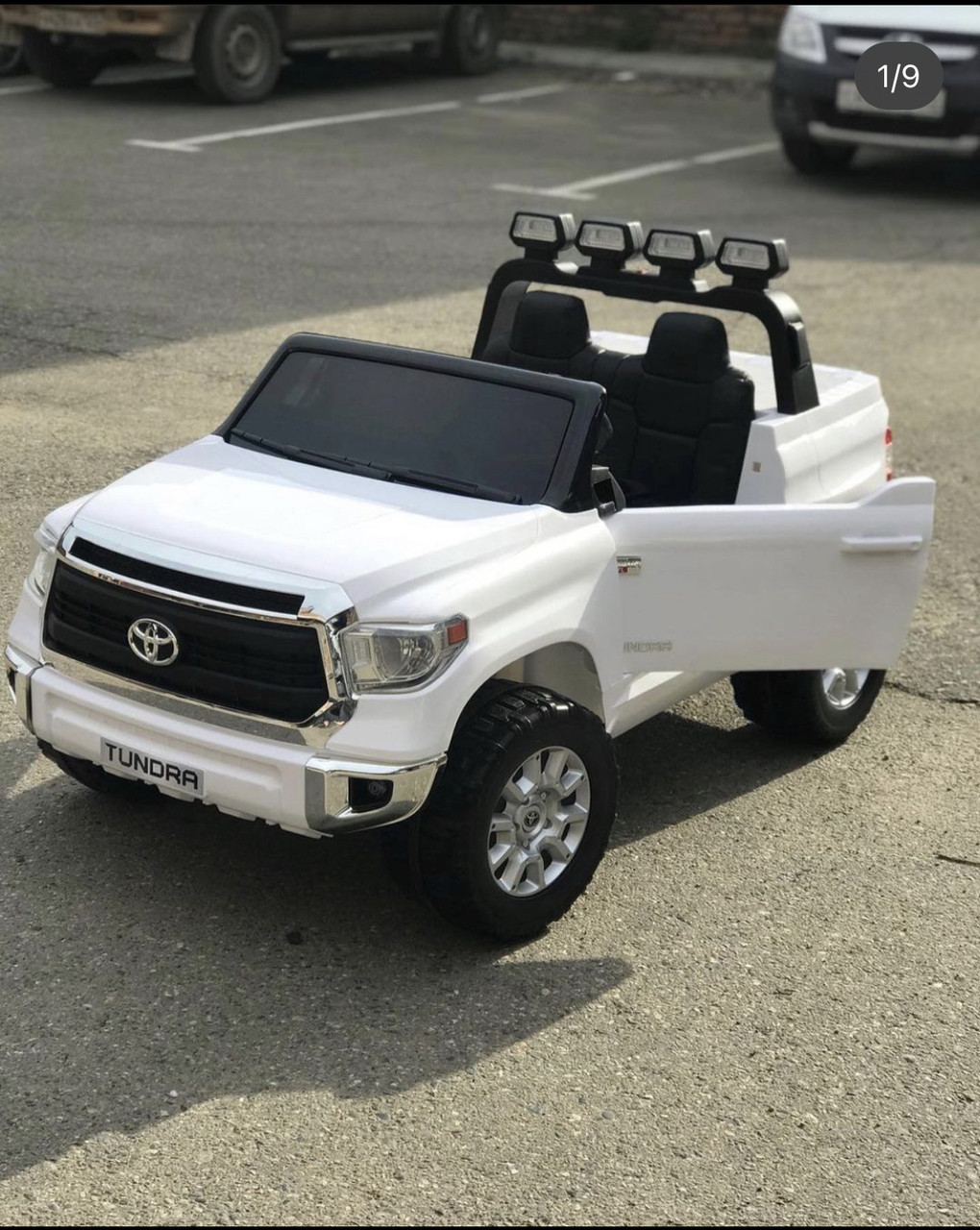 Дитячий електромобіль двомісний позашляховик Toyota Tundra, фото 1