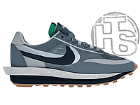 Мужские кроссовки Nike Waffle Sacai Clot Kiss of Death 2 Cool Grey DH3114-001