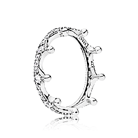 Серебряное кольцо Pandora Корона 197087CZ