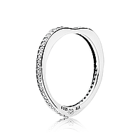 Серебряное кольцо Pandora Сияющая радуга любви 197095CZ