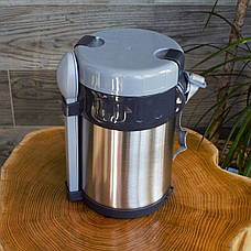 Термос для їжі 2 л 3 судочка Aplus, фото 4