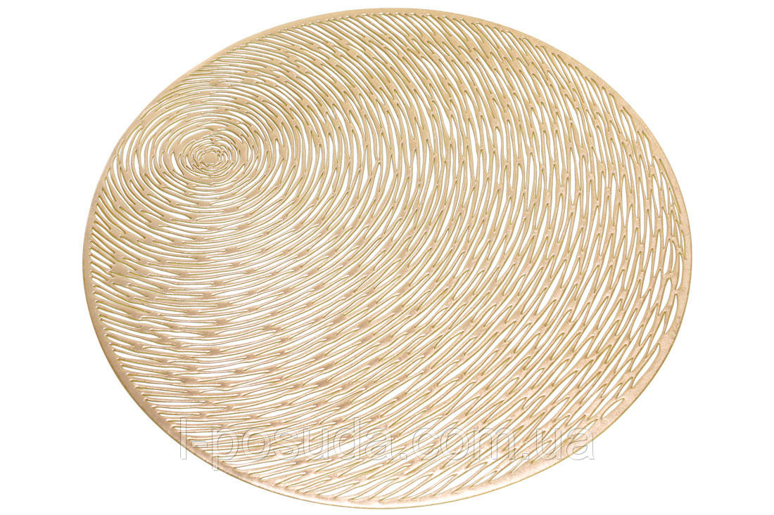 Серветка сервірувальна  Modern золото D38см (4 штуки), фото 1