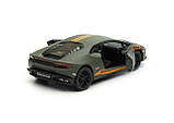 Машинка KINSMART металева KT5401W Lamborghini Huracán LP610 - 4 Avio, фото 6