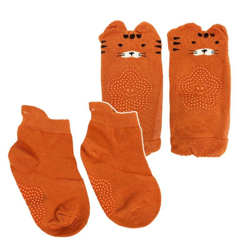 Набір колінців і шкарпетки помаранчевий 0649оранжевый G-Rich, фото 1