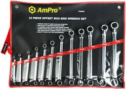 Набір ключів накидних (6-32 мм), 12 предметів AmPro T40692