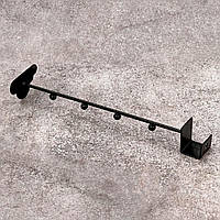 Настінна вішалка-органайзер, 4 гачки, 27x6x13,6см