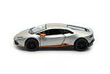Машинка KINSMART металева KT5401W Lamborghini Huracán LP610 - 4 Avio, фото 3