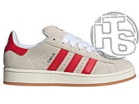 Женские кроссовки Adidas Campus 00s Crystal White Better Scarlet Red GY0037