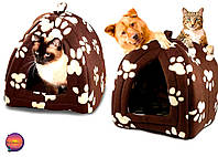 Домики для щенка, Красивые домики для собак (40х35х35 см), Домик для котов, Лежанка для собак, SLK
