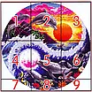 Набір для вишивання за нанесеною на канву схемою "Sun,moon and dolphins". AIDA 14CT printed, 48*48см, фото 5