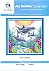 Набір для вишивання за нанесеною на канву схемою "Dolphin". AIDA 14CT printed 36*36 см, фото 2
