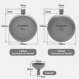 Фляга титанова Tomshoo Titanium 180 мл + титанова воронка, фото 4