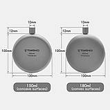 Фляга титанова Tomshoo Titanium 180 мл + титанова воронка, фото 5