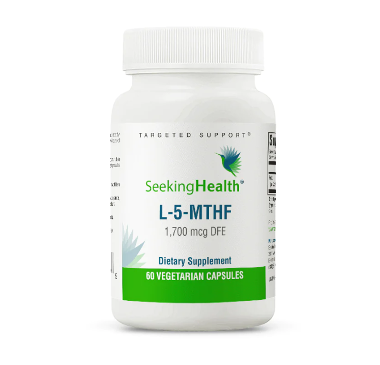 Seeking Health L-5-MTHF / Метилфолат вітамін Б9 1700 мкг 60 капсул